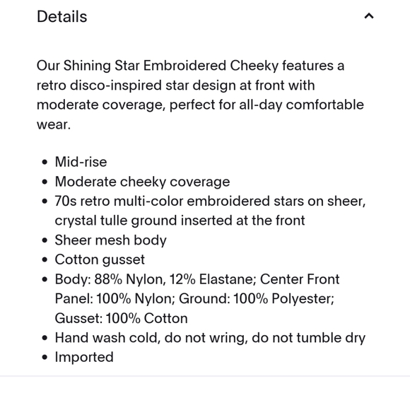 NO LONGER AVAIL SAVAGEXFENTY Shining Star Cheeky Lime Green & Lavender Stars - Picture 6 of 9